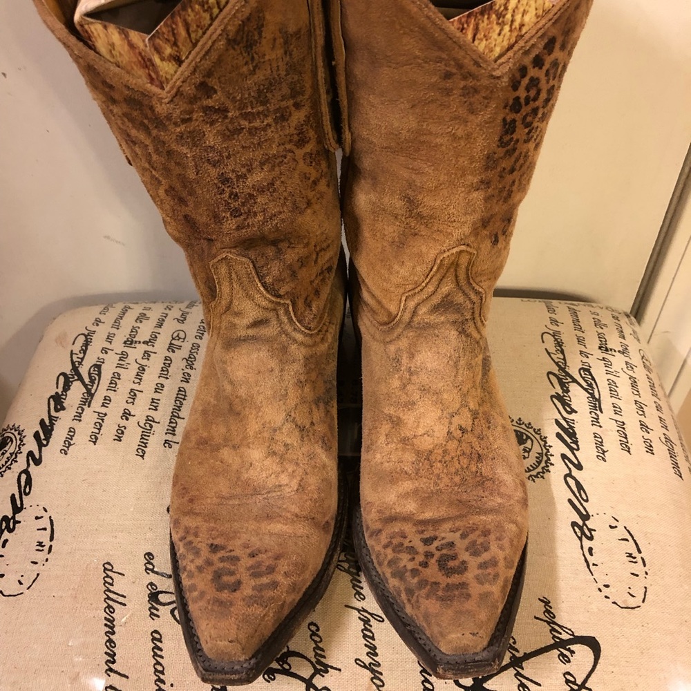 Old Gringo Leopard Boots Sz 6